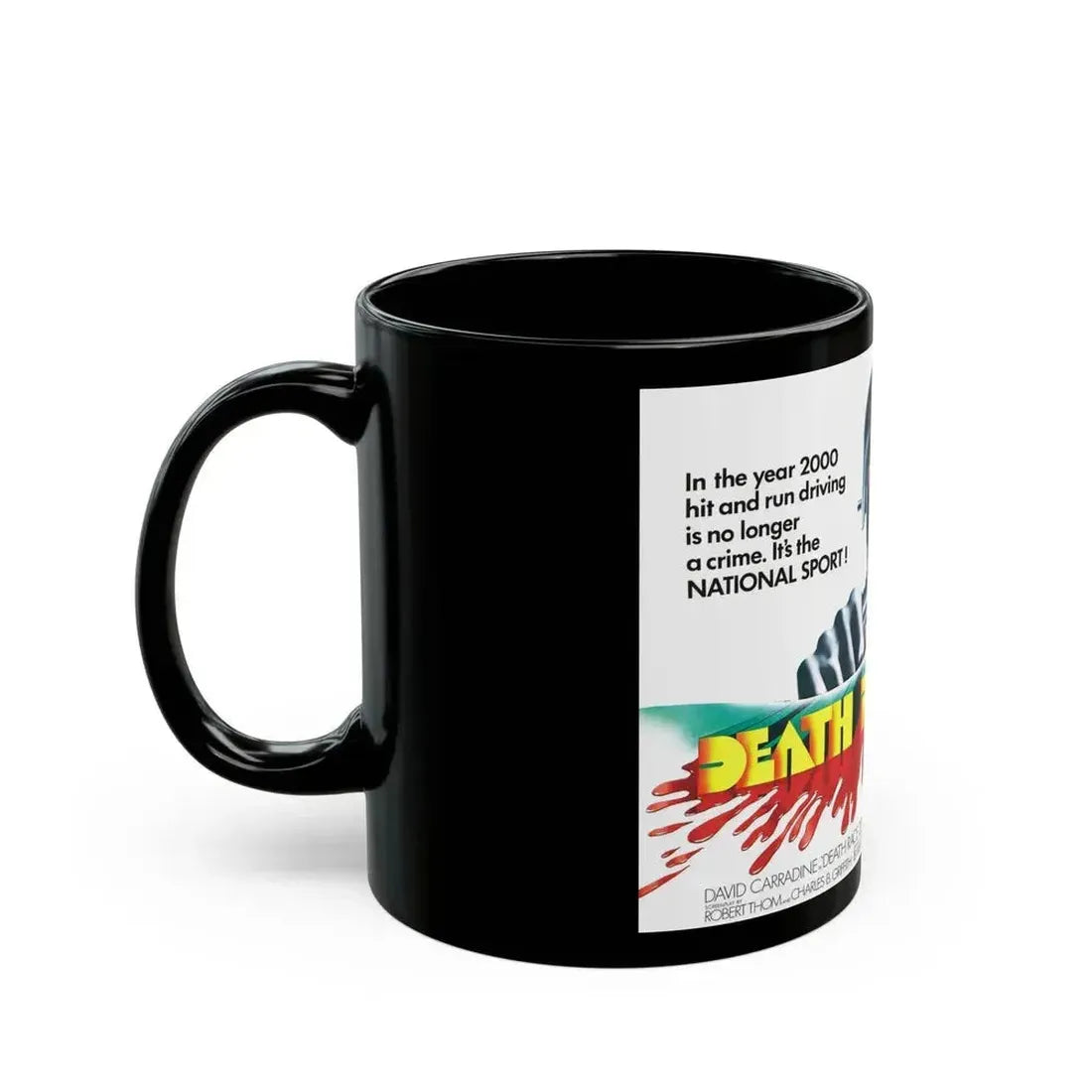 DEATH RACE 2000 (2) 1975 Movie Poster - Black Coffee Mug - Go Mug Yourself