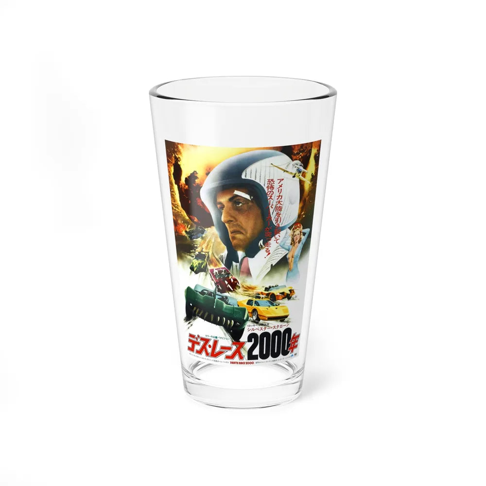 DEATH RACE 2000 (ASIAN) 1975 Movie Poster - Pint Glass 16oz-16oz-Go Mug Yourself