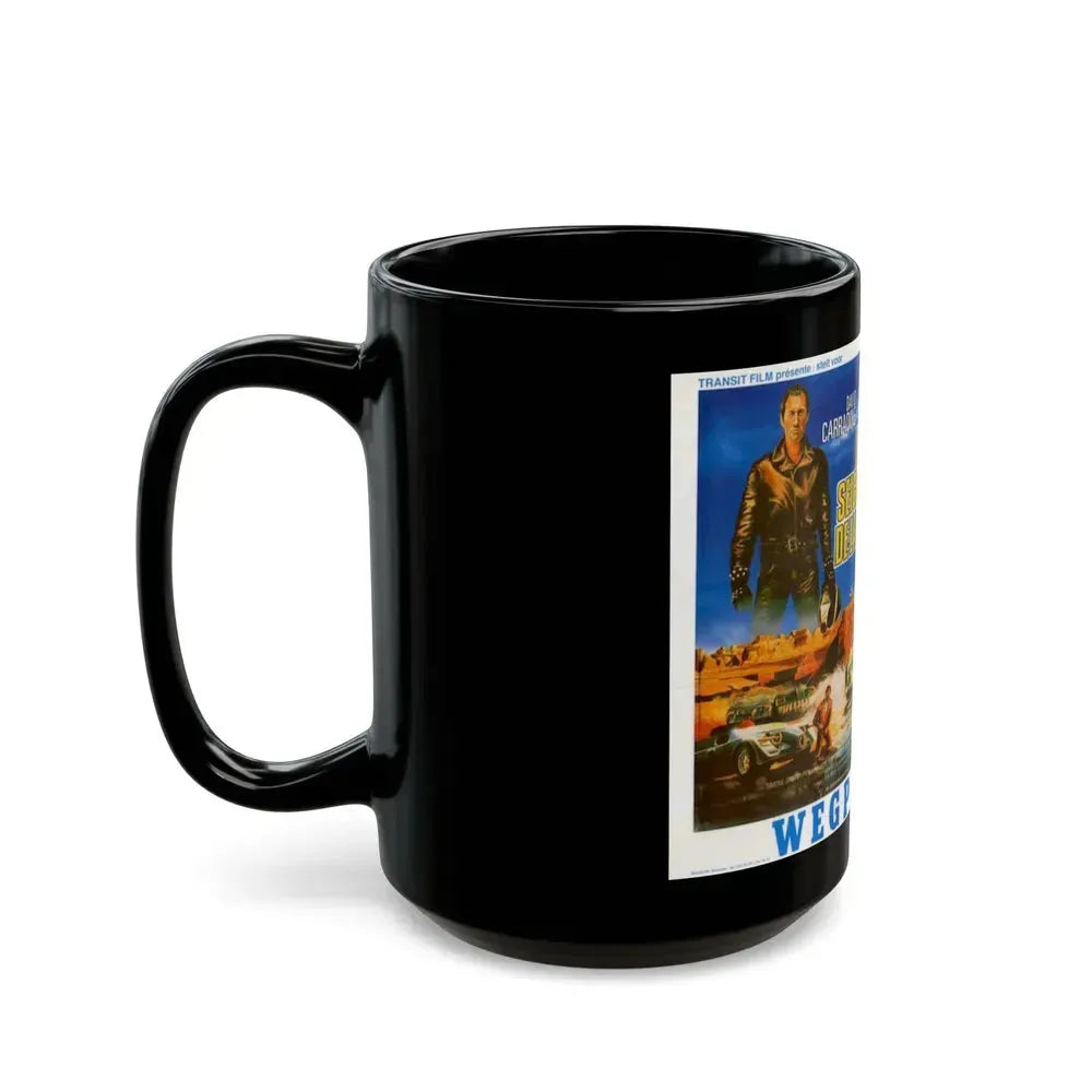 DEATH RACE 2000 (BELGIAN) 1975 Movie Poster - Black Coffee Mug - Go Mug Yourself