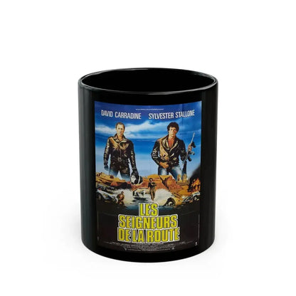 DEATH RACE 2000 (FRENCH) 1975 Movie Poster - Black Coffee Mug 11oz - Go Mug Yourself