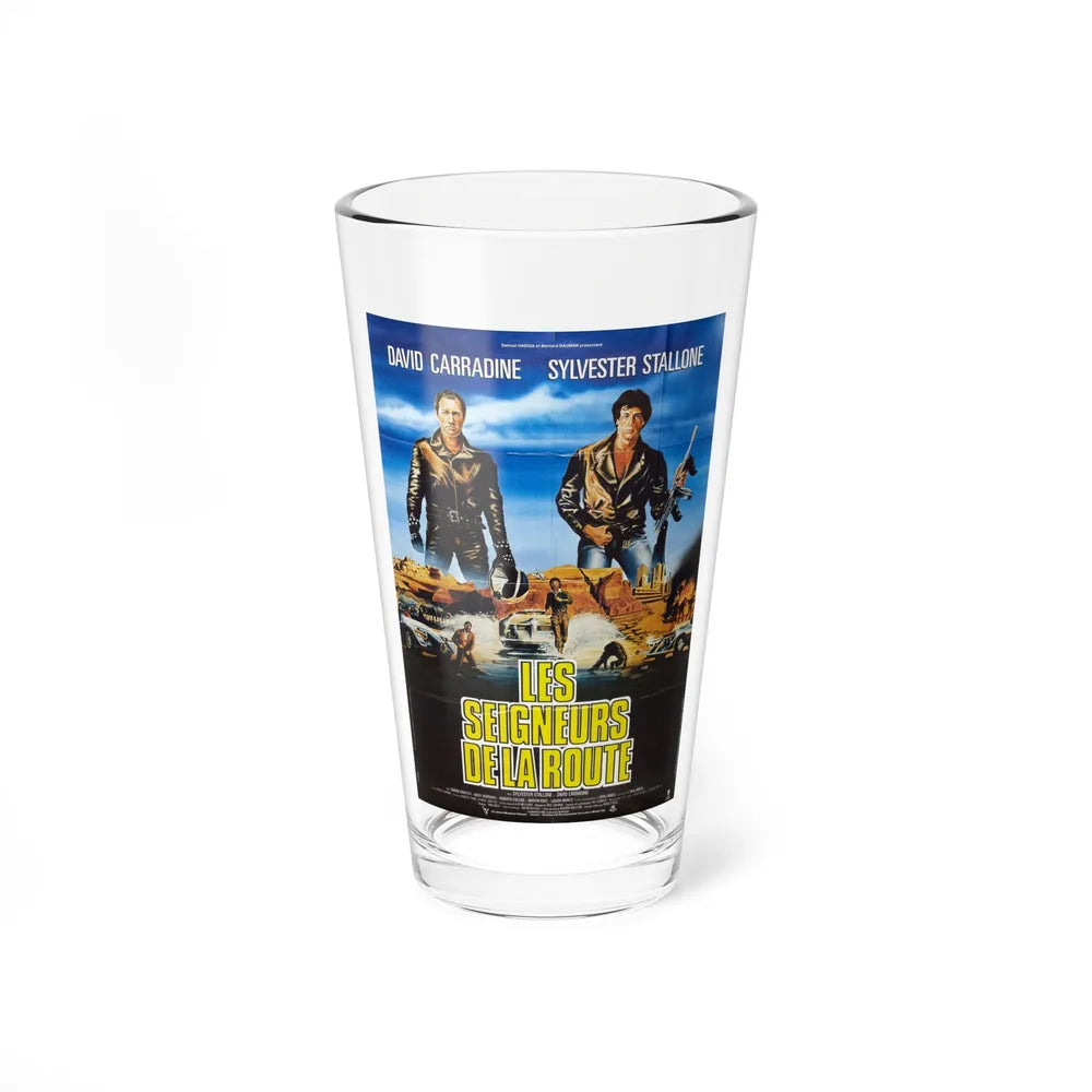 DEATH RACE 2000 (FRENCH) 1975 Movie Poster - Pint Glass 16oz-16oz-Go Mug Yourself