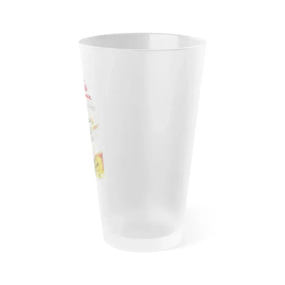 DEATH RACE 2000 (GERMAN) 1975 Movie Poster - Frosted Pint Glass 16oz - Go Mug Yourself