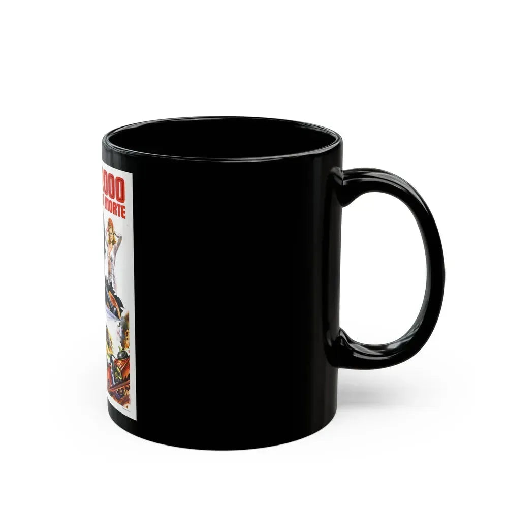 DEATH RACE 2000 (italian) 1975 Movie Poster - Black Coffee Mug - Go Mug Yourself