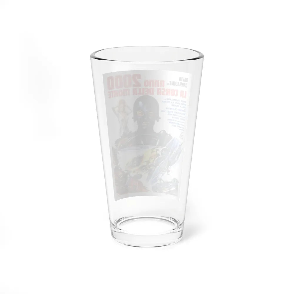 DEATH RACE 2000 (italian) 1975 Movie Poster - Pint Glass 16oz-Go Mug Yourself