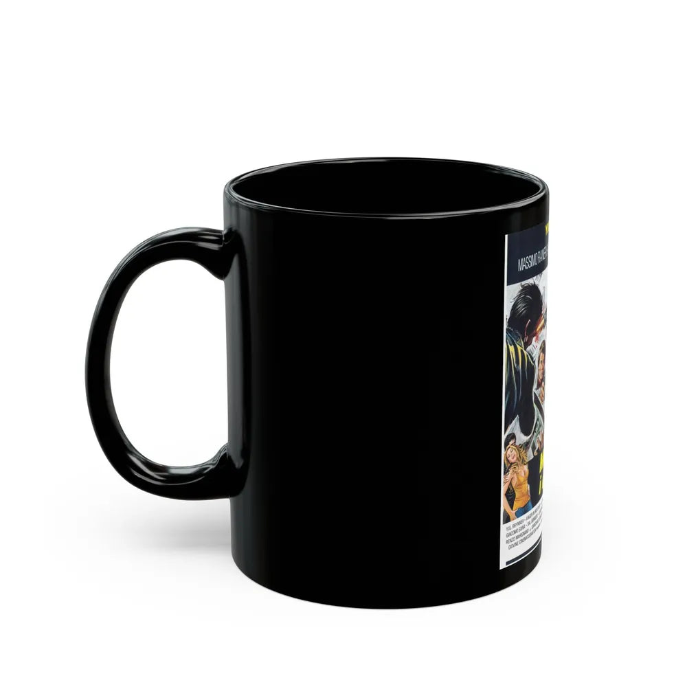 DEATH RAGE 1976 Movie Poster - Black Coffee Mug-Go Mug Yourself