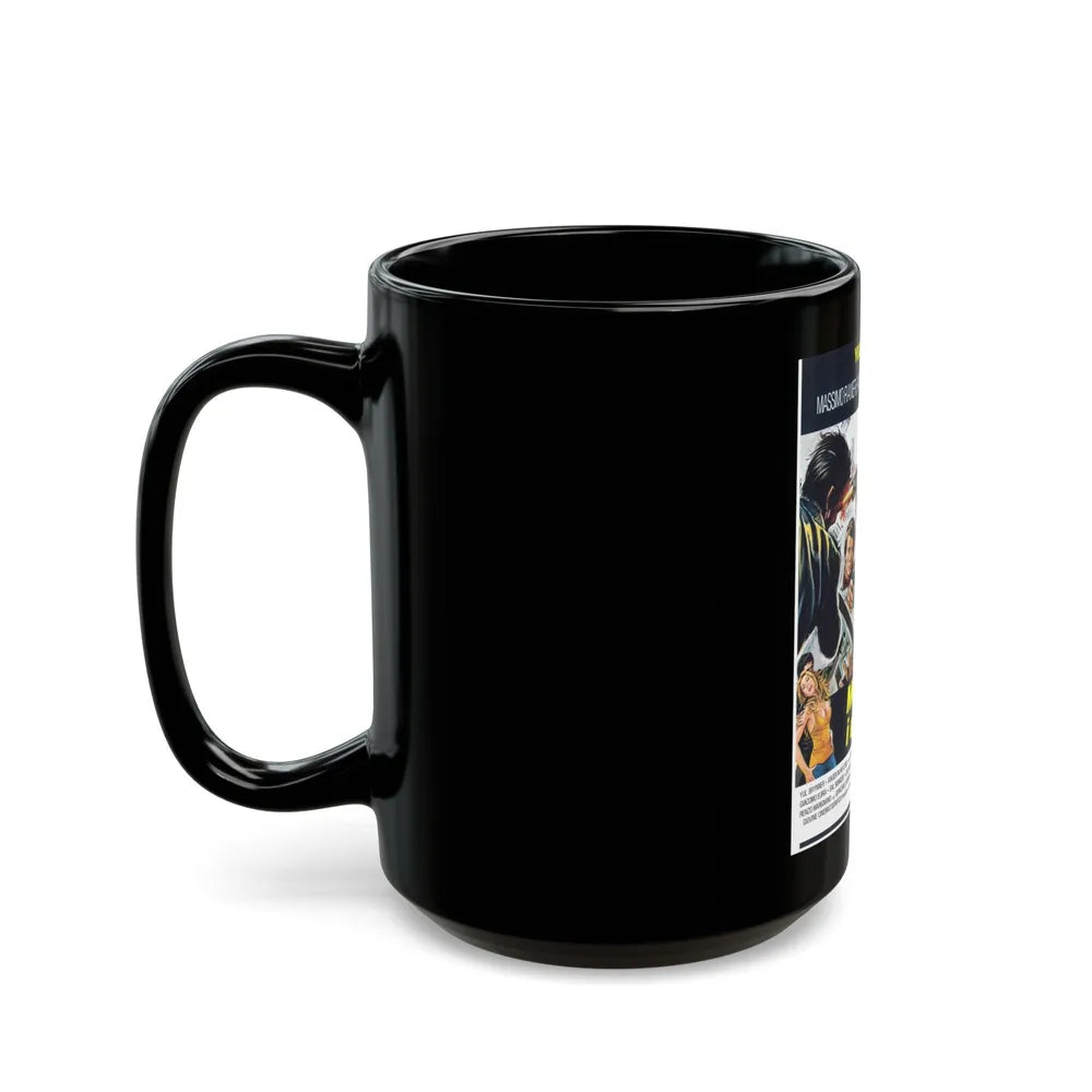 DEATH RAGE 1976 Movie Poster - Black Coffee Mug-Go Mug Yourself