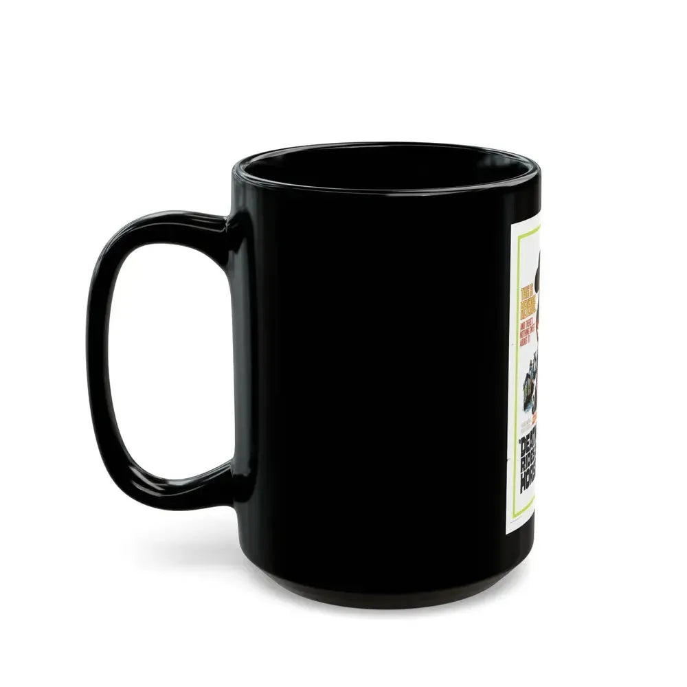 DEATH RIDES A HORSE 1967 Movie Poster - Black Coffee Mug - Go Mug Yourself