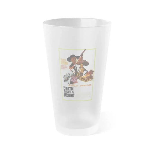 DEATH RIDES A HORSE 1967 Movie Poster - Frosted Pint Glass 16oz Default Title - Go Mug Yourself