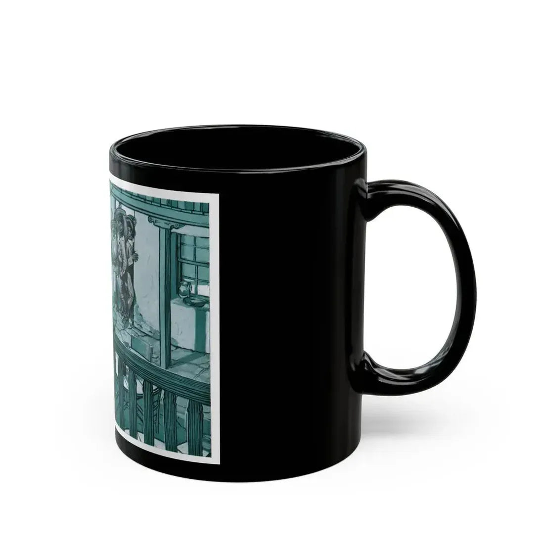 Death Rides The Mesa, The American Magazine, January 1934 - Black Coffee Mug - Go Mug Yourself