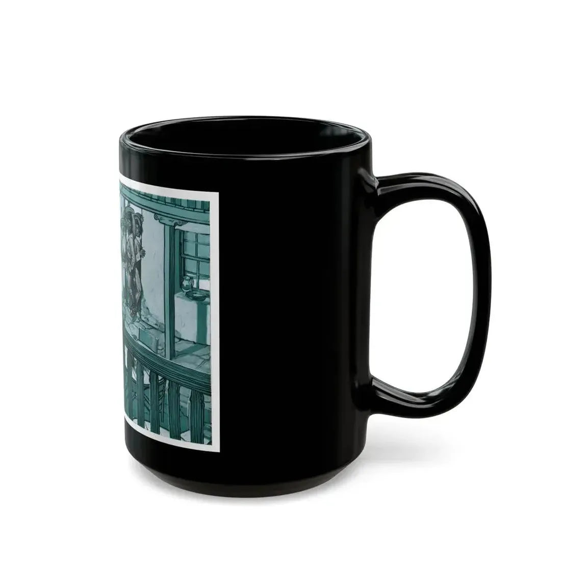 Death Rides The Mesa, The American Magazine, January 1934 - Black Coffee Mug - Go Mug Yourself