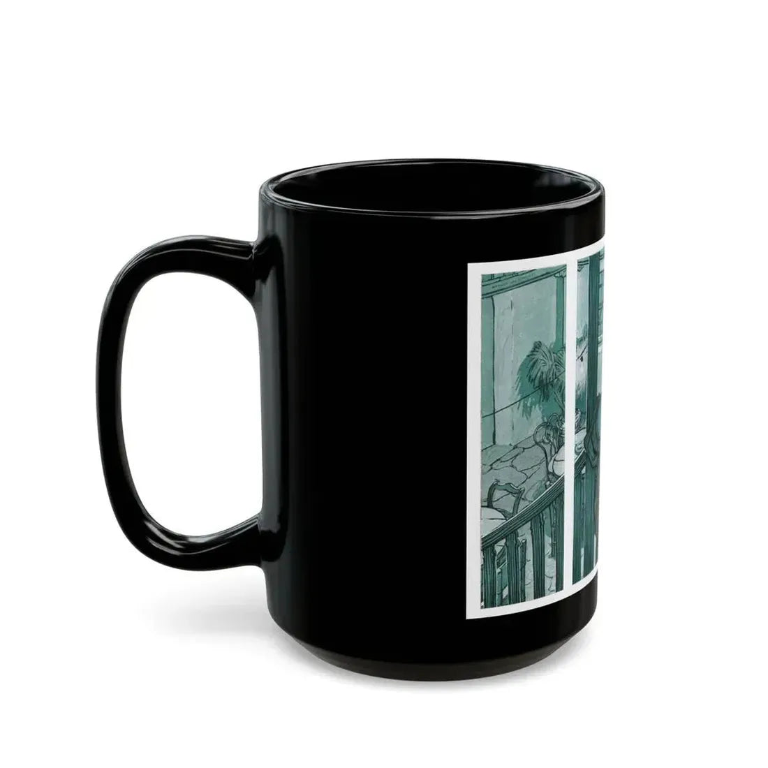 Death Rides The Mesa, The American Magazine, January 1934 - Black Coffee Mug - Go Mug Yourself
