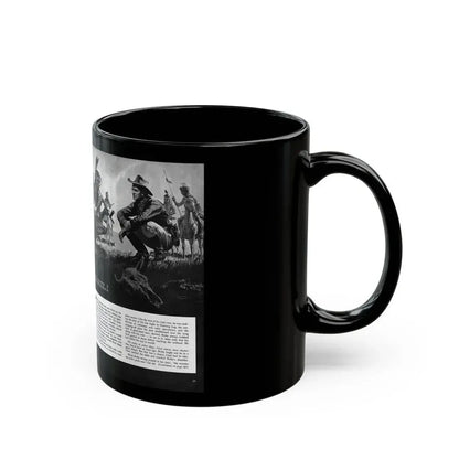 Death Rides This Trail, Adventure magazine, April 1959 - Black Coffee Mug - Go Mug Yourself