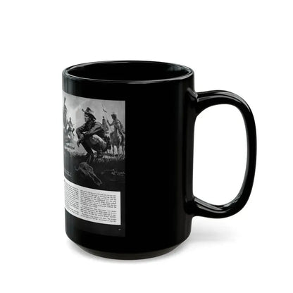 Death Rides This Trail, Adventure magazine, April 1959 - Black Coffee Mug - Go Mug Yourself