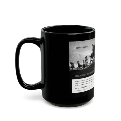 Death Rides This Trail, Adventure magazine, April 1959 - Black Coffee Mug - Go Mug Yourself
