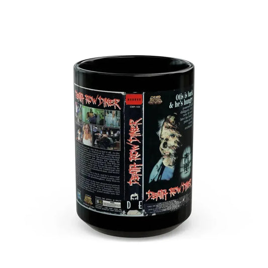 DEATH ROW DINER (VHS COVER) - Black Coffee Mug 15oz - Go Mug Yourself