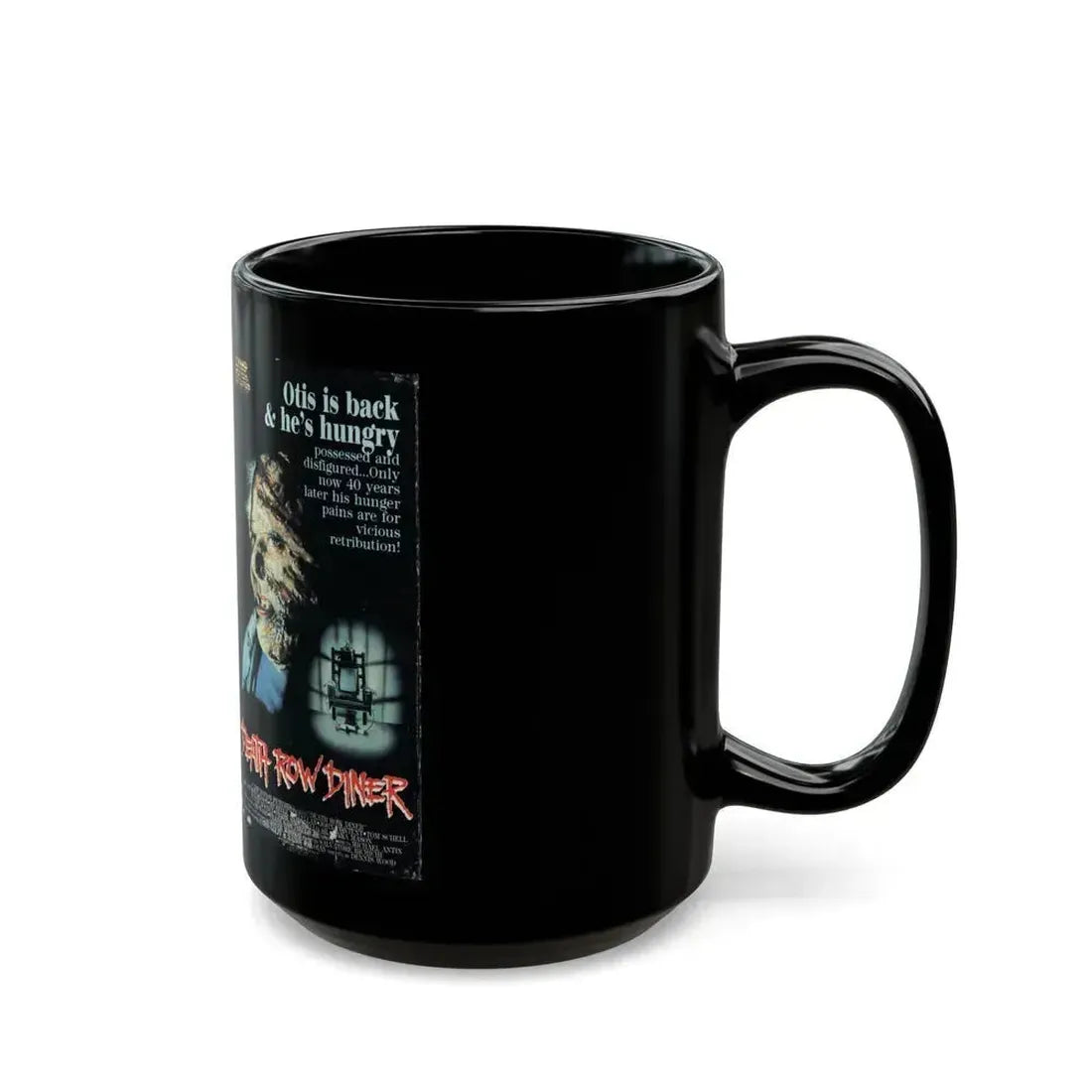 DEATH ROW DINER (VHS COVER) - Black Coffee Mug - Go Mug Yourself