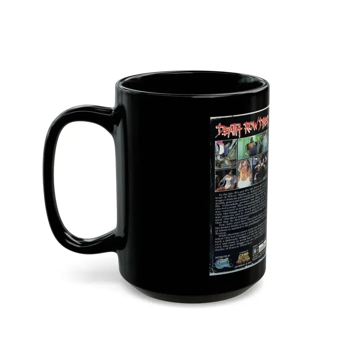 DEATH ROW DINER (VHS COVER) - Black Coffee Mug - Go Mug Yourself