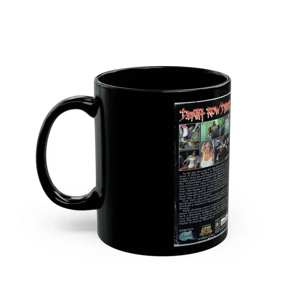 DEATH ROW DINER (VHS COVER) - Black Coffee Mug - Go Mug Yourself