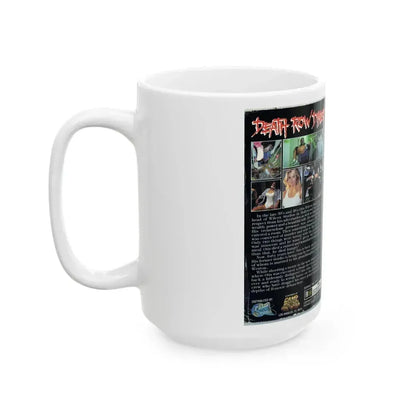 DEATH ROW DINER (VHS COVER) - White Coffee Mug - Go Mug Yourself