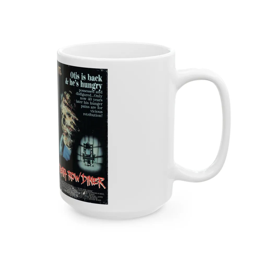 DEATH ROW DINER (VHS COVER) - White Coffee Mug-Go Mug Yourself