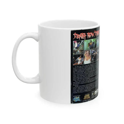DEATH ROW DINER (VHS COVER) - White Coffee Mug - Go Mug Yourself