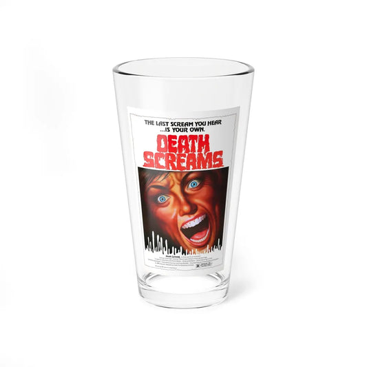 DEATH SCREAMS (HOUSE OF DEATH) 1982 Movie Poster - Pint Glass 16oz-16oz-Go Mug Yourself