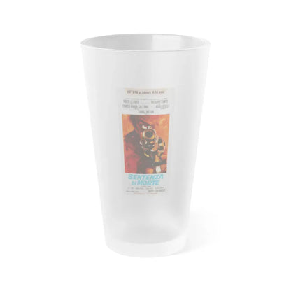DEATH SENTENCE 1968 Movie Poster - Frosted Pint Glass 16oz Default Title - Go Mug Yourself
