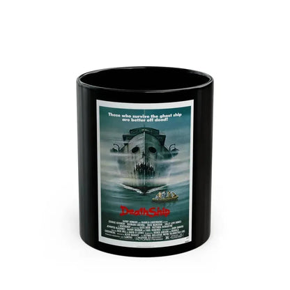 DEATH SHIP 1980 Movie Poster - Black Coffee Mug 11oz - Go Mug Yourself