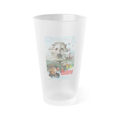 DEATH SHIP (THAI) 1980 Movie Poster - Frosted Pint Glass 16oz-16oz-Frosted-Go Mug Yourself