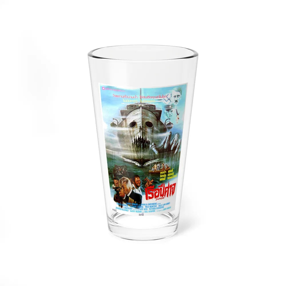 DEATH SHIP (THAI) 1980 Movie Poster - Pint Glass 16oz-16oz-Go Mug Yourself