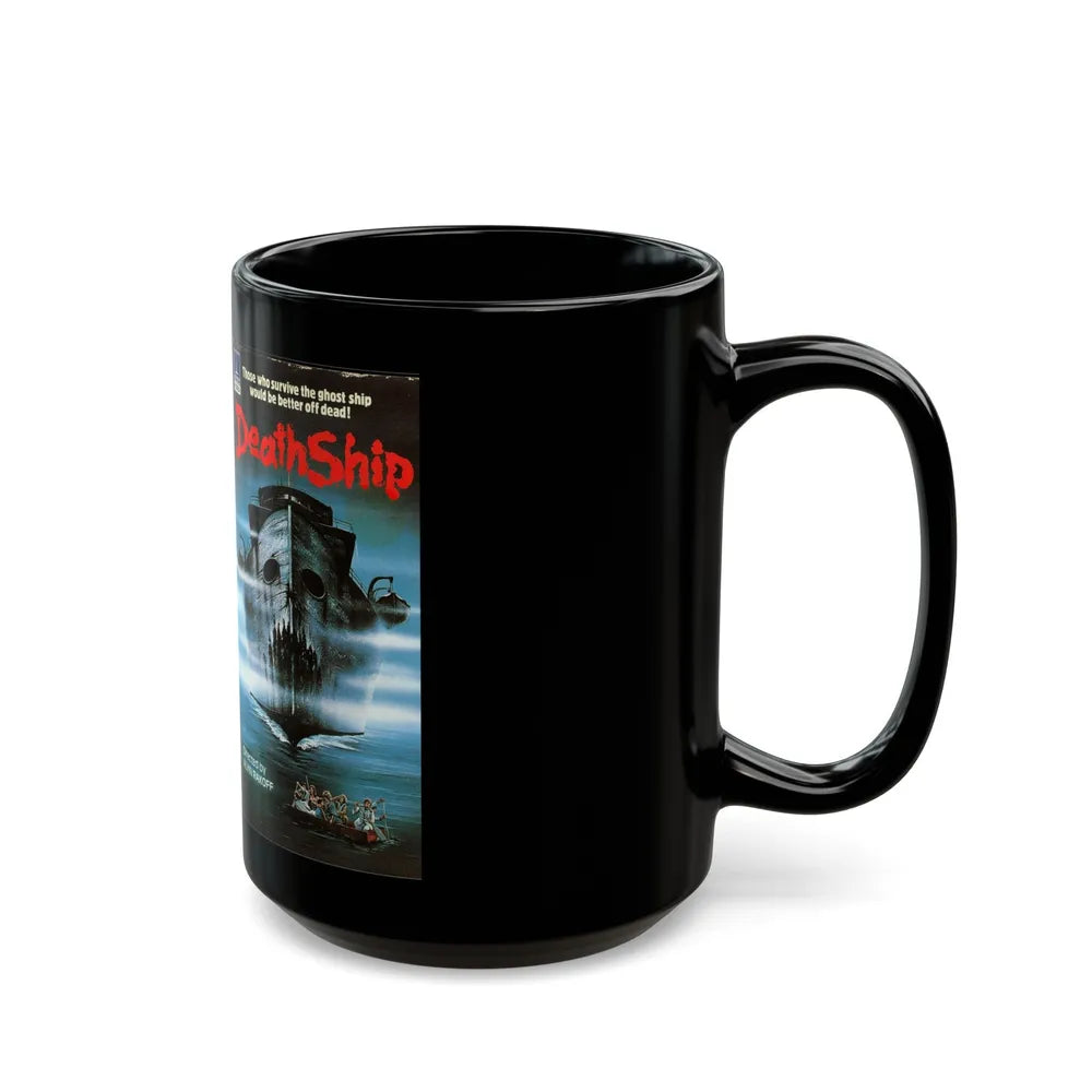 DEATH SHIP VERSION3 (VHS COVER) - Black Coffee Mug-Go Mug Yourself