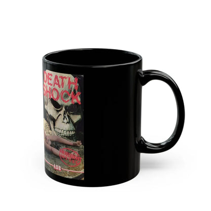 DEATH SHOCK (VHS COVER) - Black Coffee Mug-Go Mug Yourself