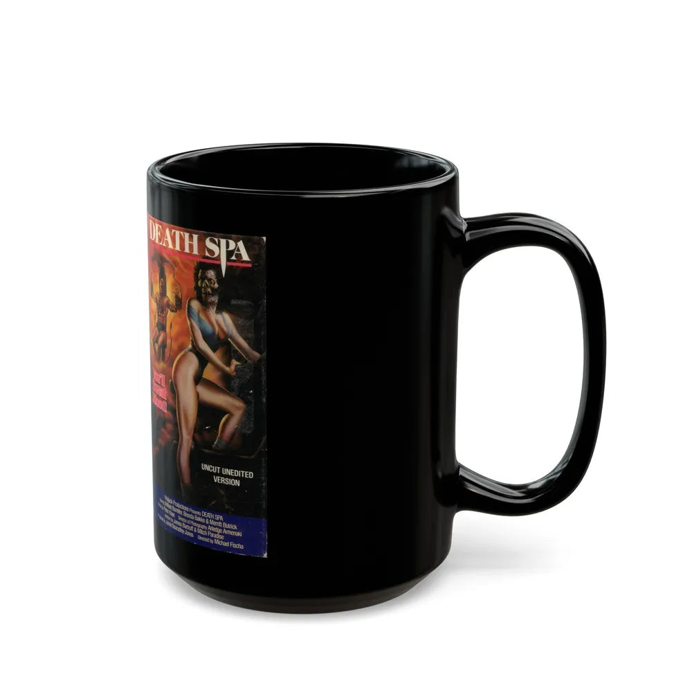 DEATH SPA (VHS COVER) - Black Coffee Mug-Go Mug Yourself