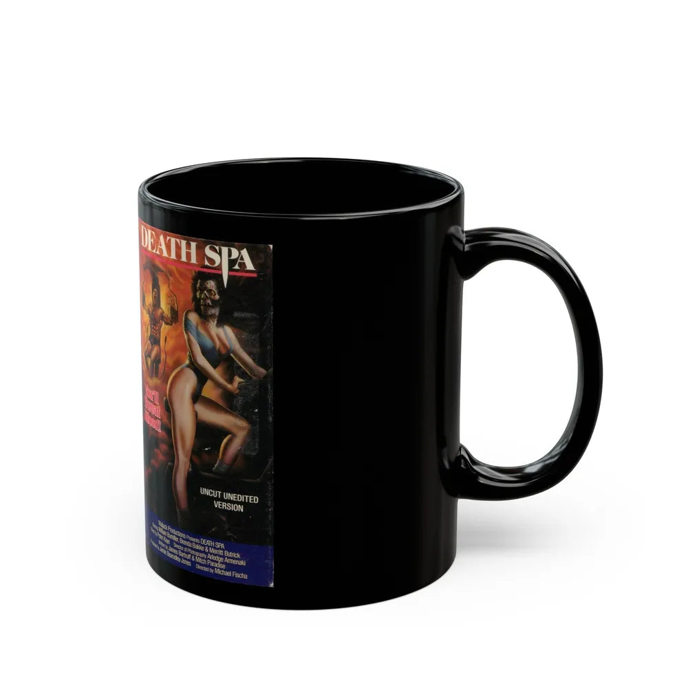 DEATH SPA (VHS COVER) - Black Coffee Mug-Go Mug Yourself