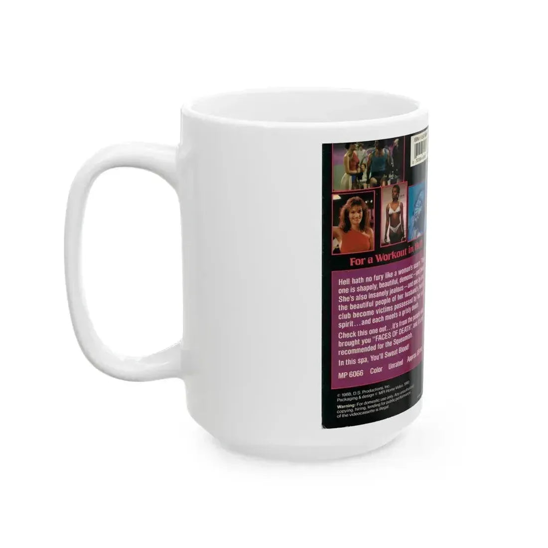 DEATH SPA (VHS COVER) - White Coffee Mug - Go Mug Yourself
