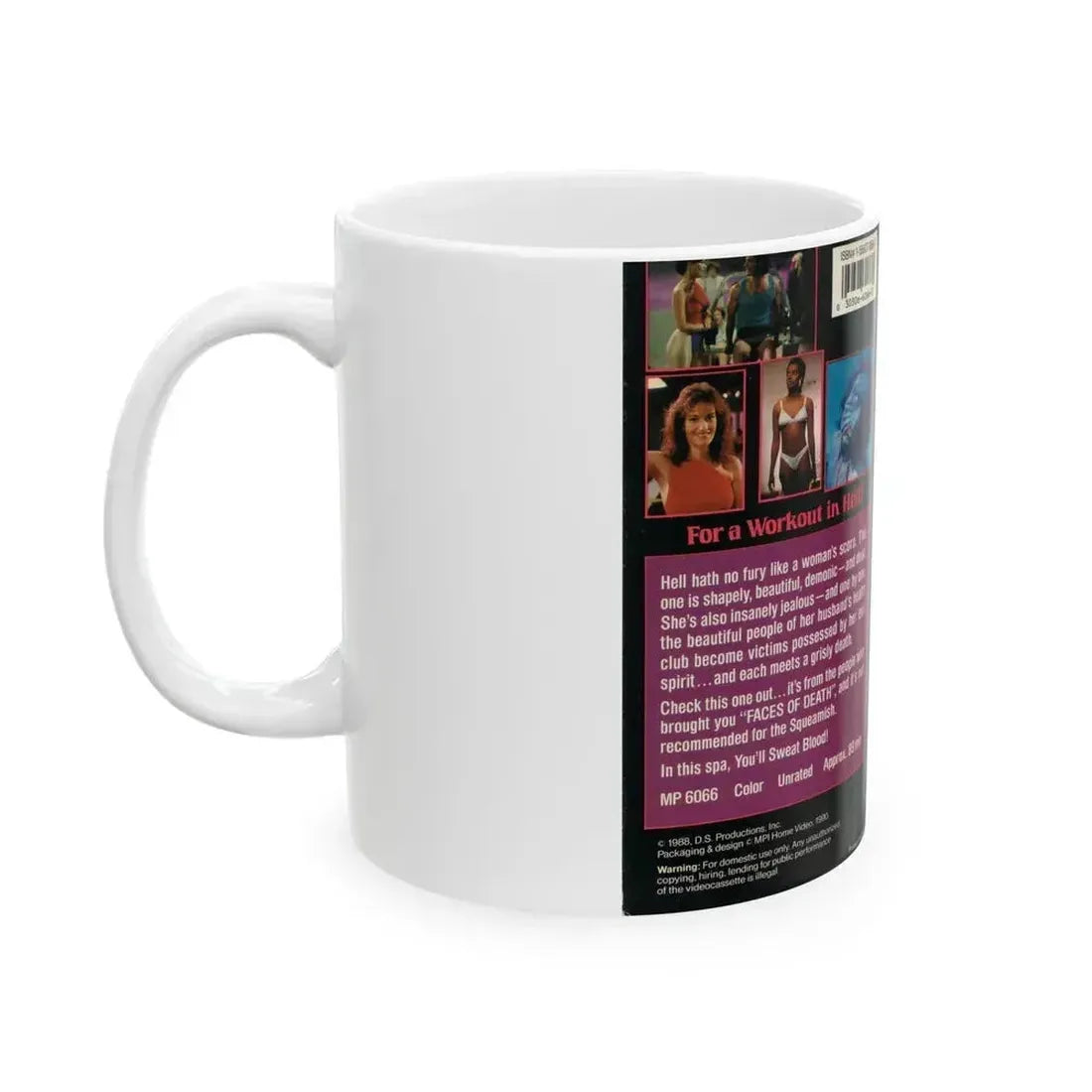 DEATH SPA (VHS COVER) - White Coffee Mug - Go Mug Yourself