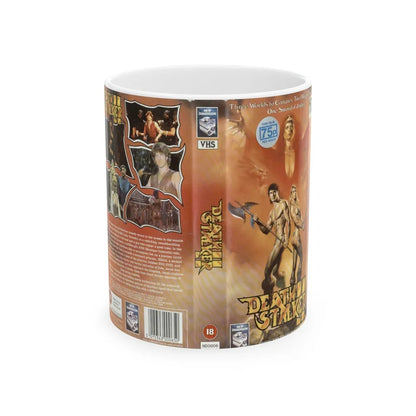 DEATH STALKER 2 (VHS COVER) - White Coffee Mug-11oz-Go Mug Yourself