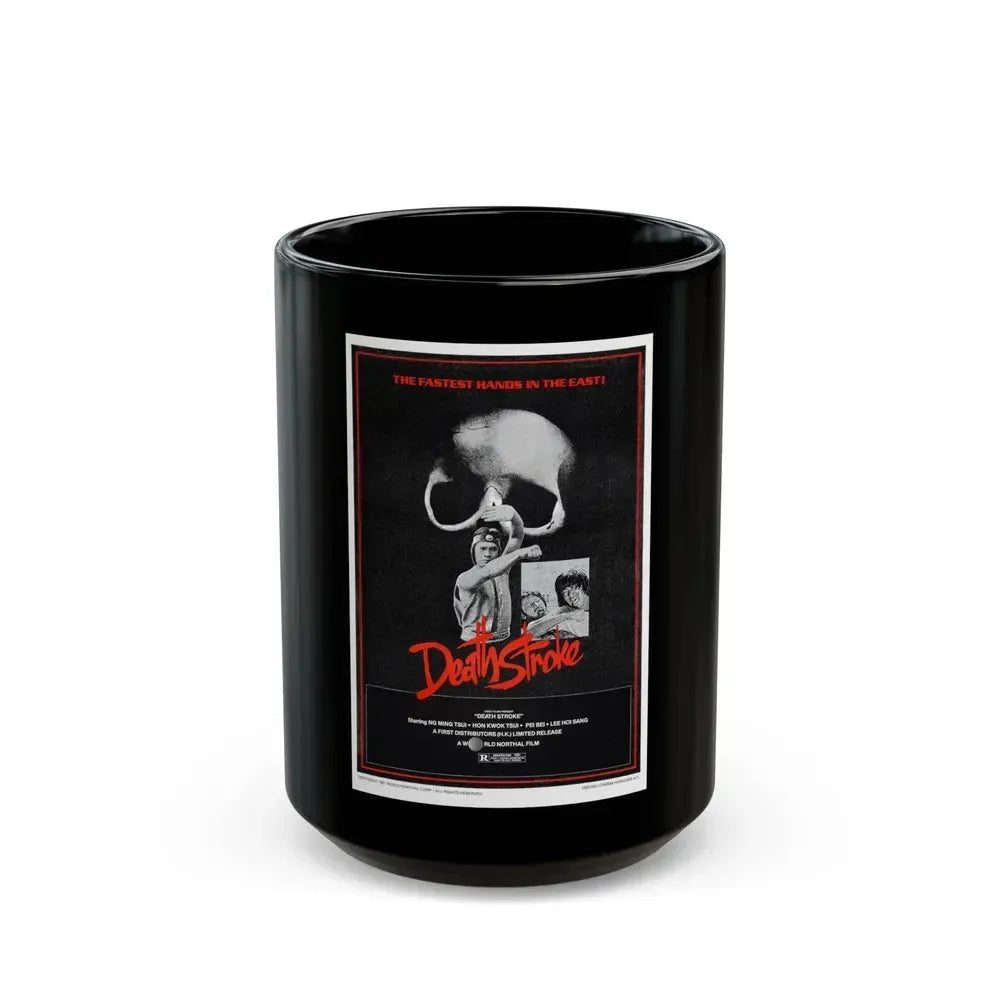 DEATH STROKE 1981 Movie Poster - Black Coffee Mug 15oz - Go Mug Yourself