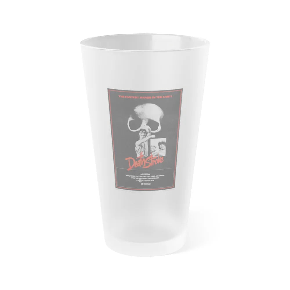 DEATH STROKE 1981 Movie Poster - Frosted Pint Glass 16oz-16oz-Frosted-Go Mug Yourself