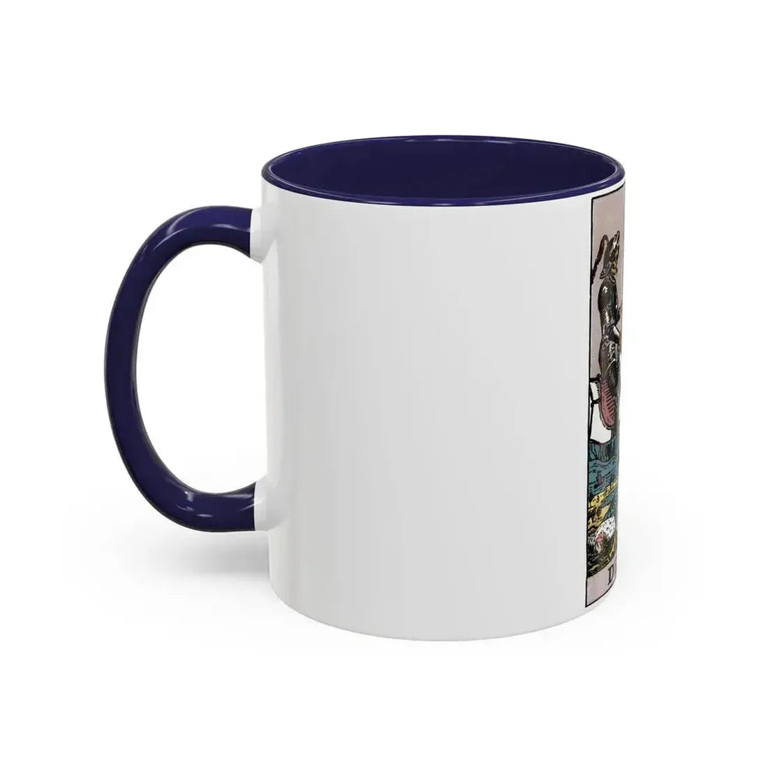 Death (Tarot Card) Accent Coffee Mug - Go Mug Yourself