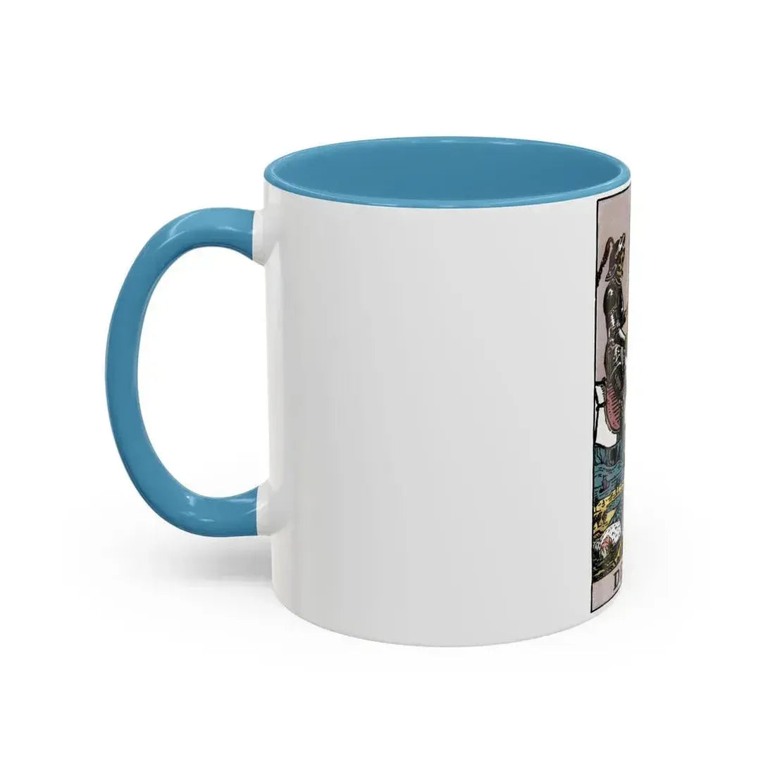 Death (Tarot Card) Accent Coffee Mug - Go Mug Yourself