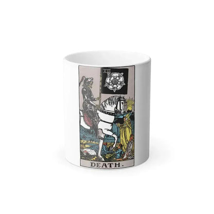 Death (Tarot Card) Color Changing Mug 11oz 11oz - Go Mug Yourself