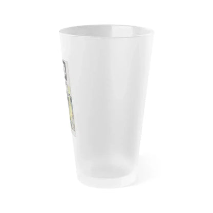 Death (Tarot Card) Frosted Pint Glass 16oz - Go Mug Yourself