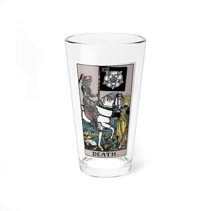 Death (Tarot Card) Pint Glass 16oz 16oz - Go Mug Yourself
