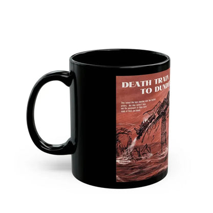 Death Train to Dundee, Stag magazine, November 1957 - Black Coffee Mug - Go Mug Yourself