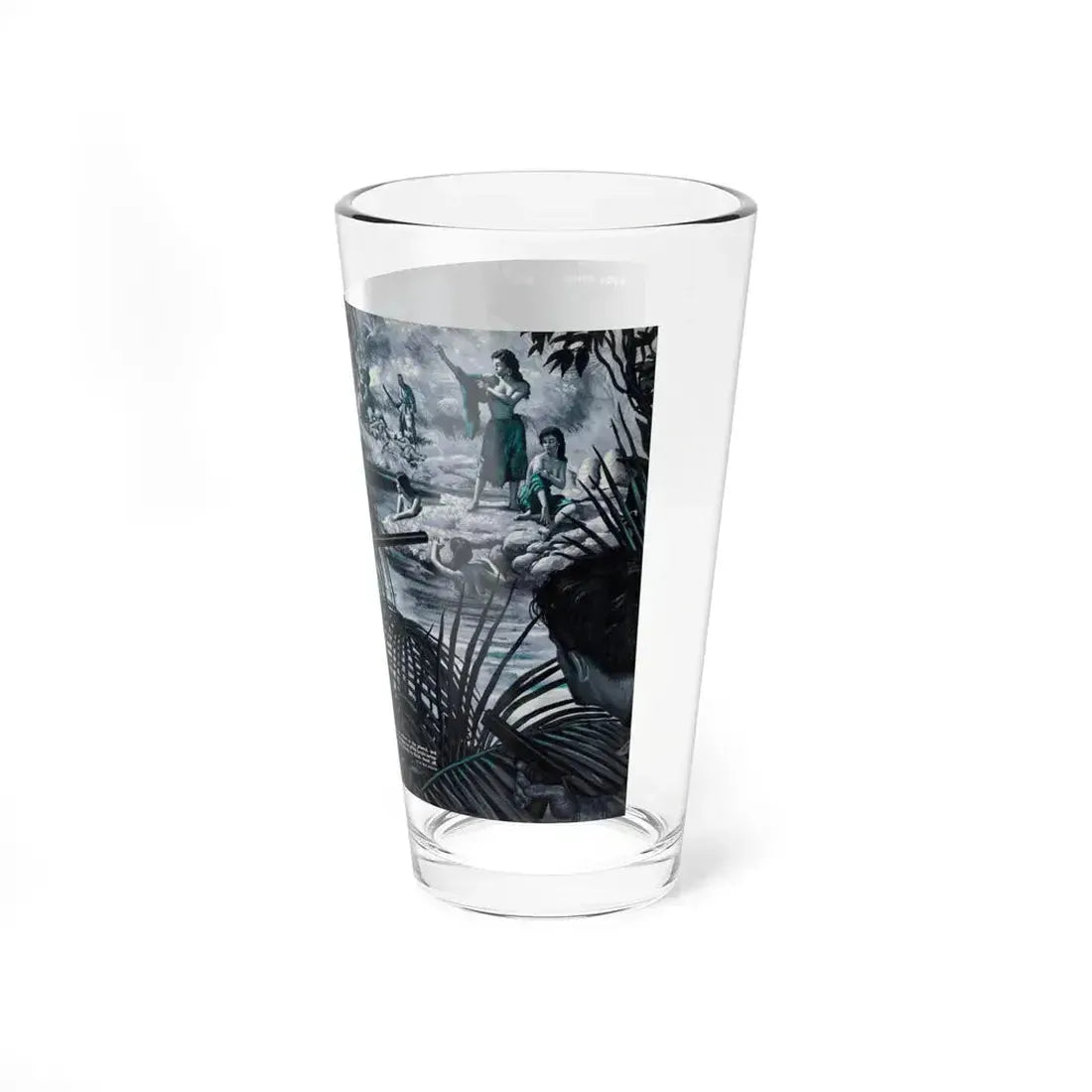 Death Trek Of Sgt. 'Shotgun' Schultz, For Men Only, February 1959 - Pint Glass 16oz - Go Mug Yourself