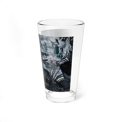 Death Trek Of Sgt. 'Shotgun' Schultz, For Men Only, February 1959 - Pint Glass 16oz - Go Mug Yourself