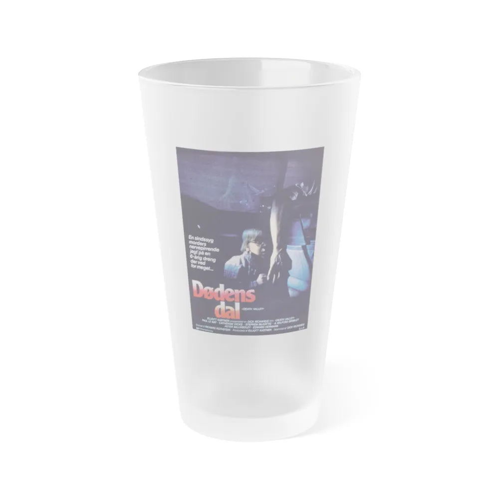 DEATH VALLEY (DANISH) 1982 Movie Poster - Frosted Pint Glass 16oz-16oz-Frosted-Go Mug Yourself