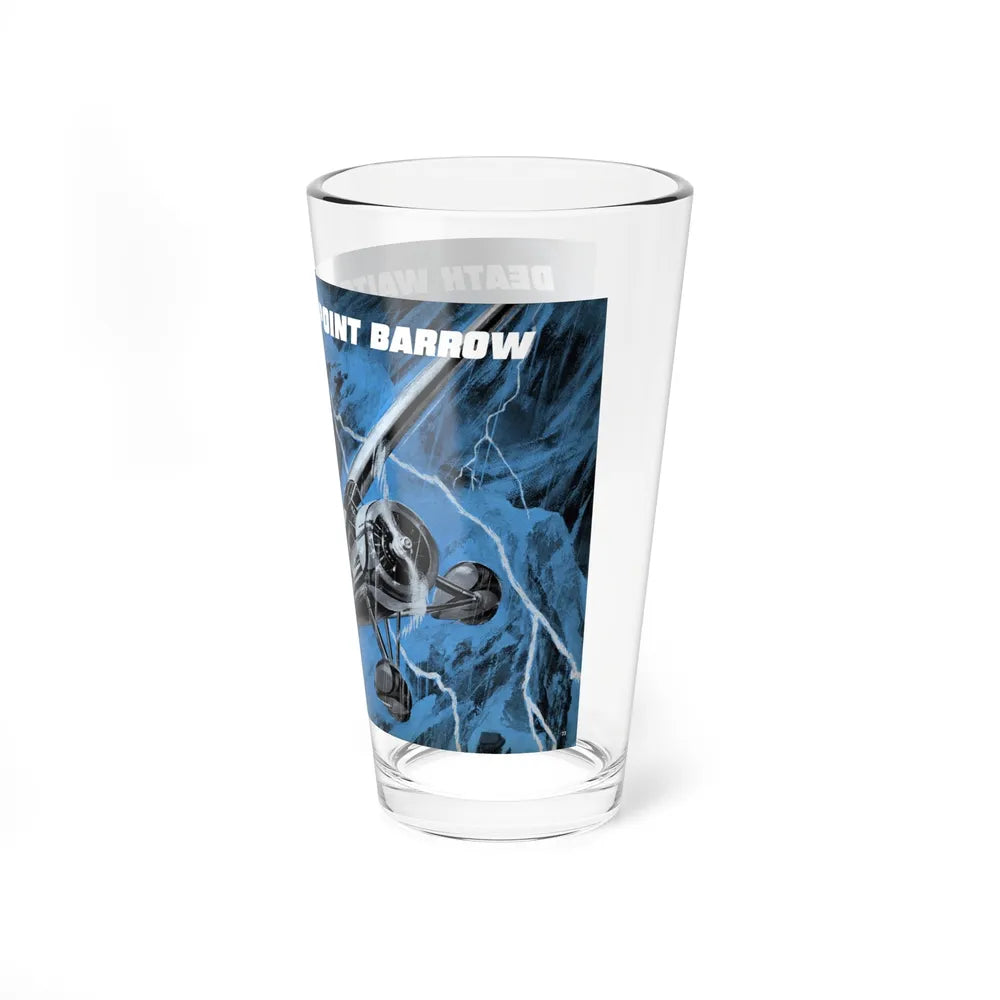 Death Waits at Point Barrow, Man's Magazine, November 1959 - Pint Glass 16oz-Go Mug Yourself