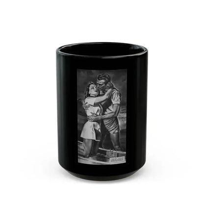 Death Waits For A Lady, Liberty magazine, February 8, 1941 - Black Coffee Mug 15oz - Go Mug Yourself